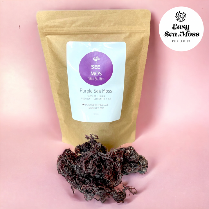 Dried Wildcrafted Purple Sea Moss 100 gr