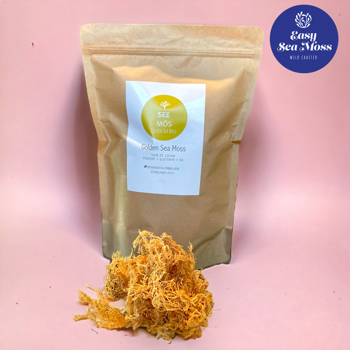 Dried Wildcrafted Golden Sea Moss 100 gr